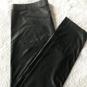 Skin hugging soft "Leather" leggings. L-XL
